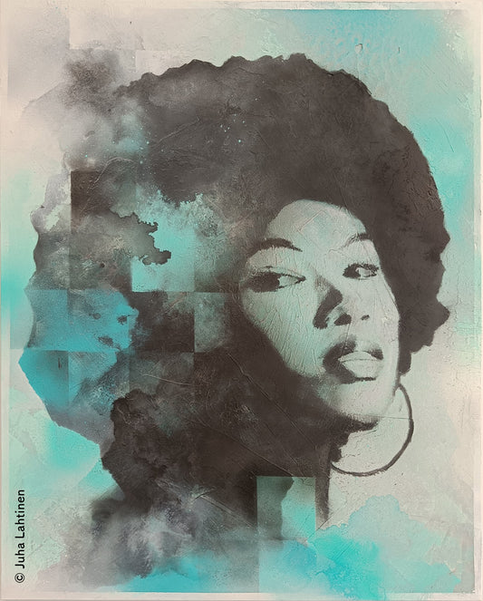 T-paita Juha Lahtisen teoksella The other side