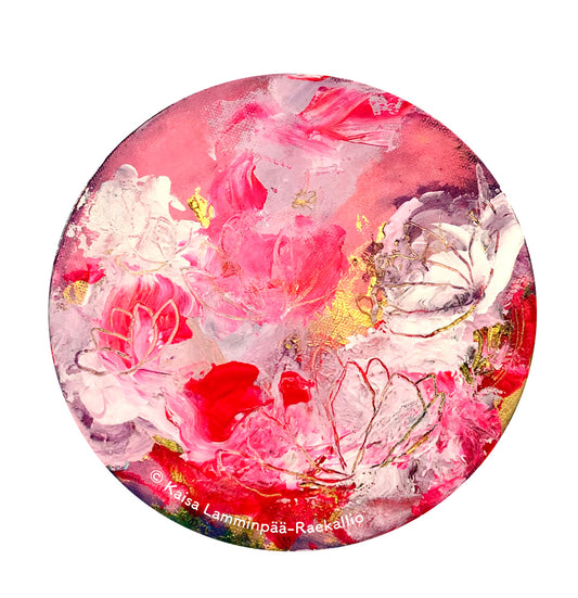 T-paita Kaisa Lamminpää-Raekallion teoksella Rakas runsas elämäni