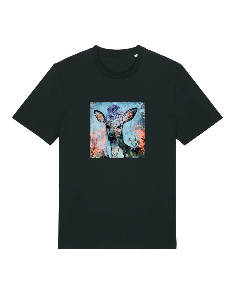 T-paita Milla Karppisen teoksella Kaipauksen syvin olemus