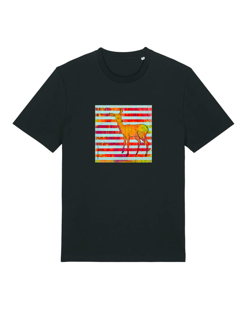 T-paita Milla Karppisen teoksella Kiinni kuvitelmiin ja odotuksiin