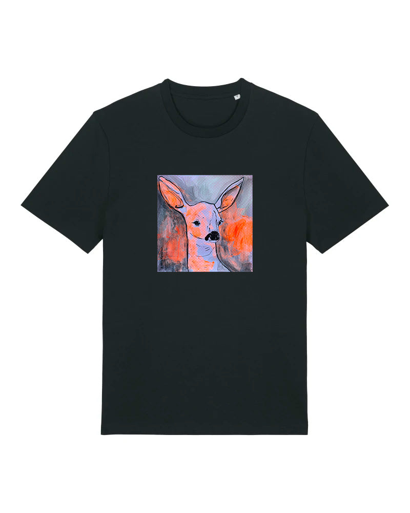 T-paita Milla Karppisen teoksella Pink baby