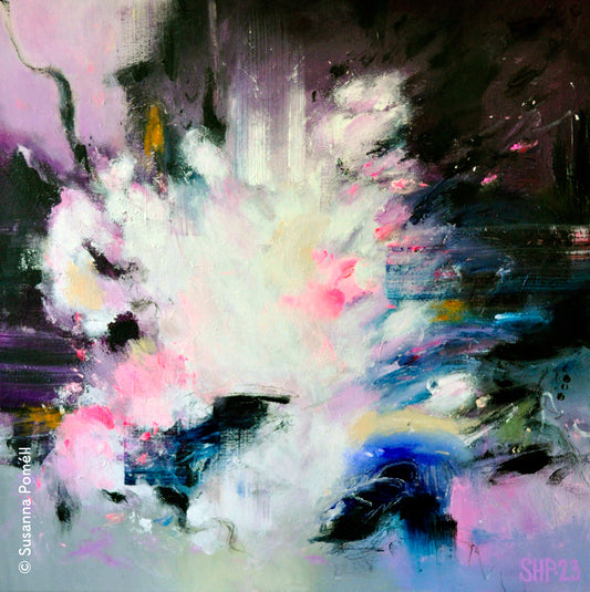 Inspired By Art taidepaita teoksella The universe needs you here