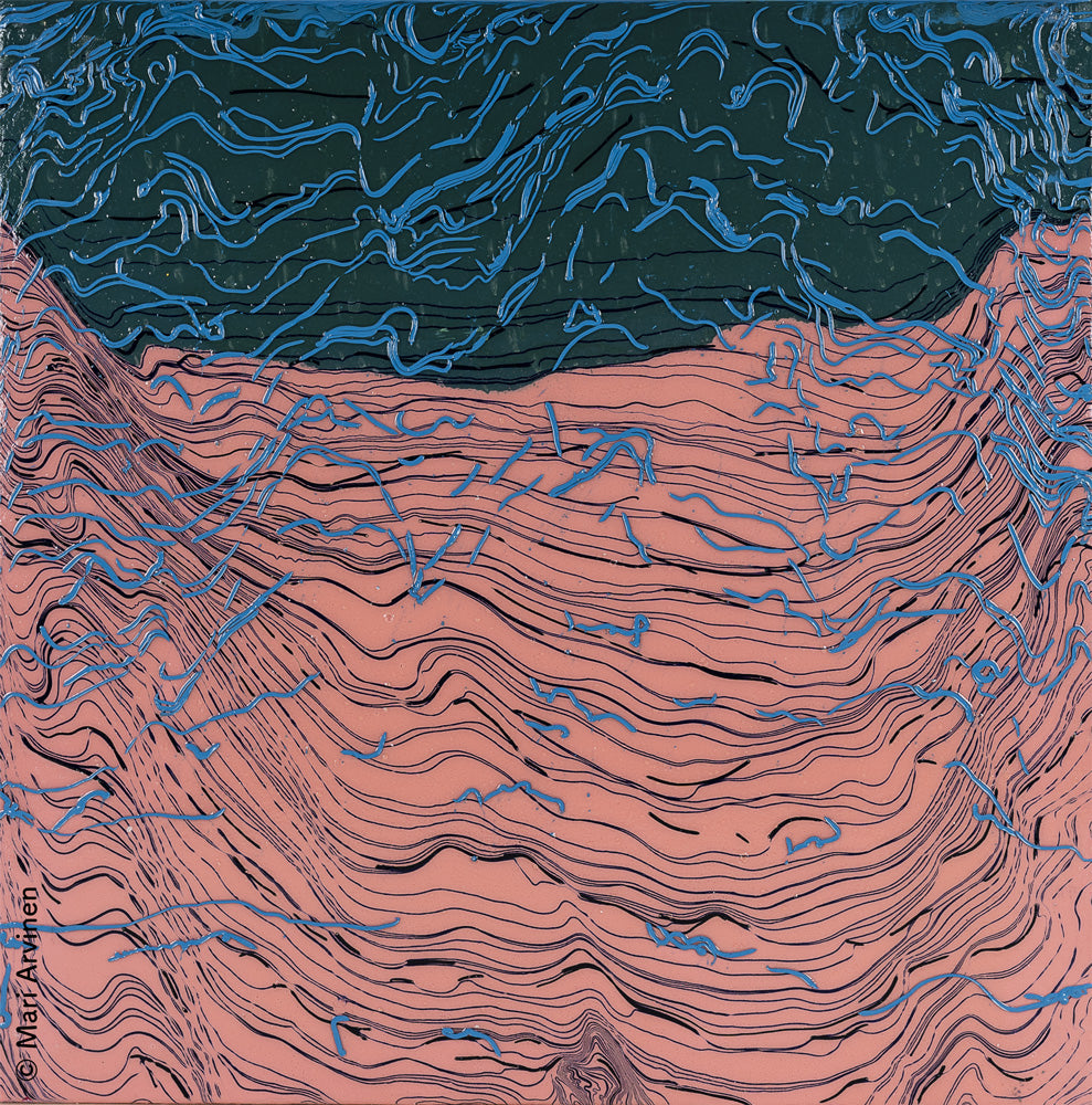 T-paita Mari Arvisen teoksella Syke