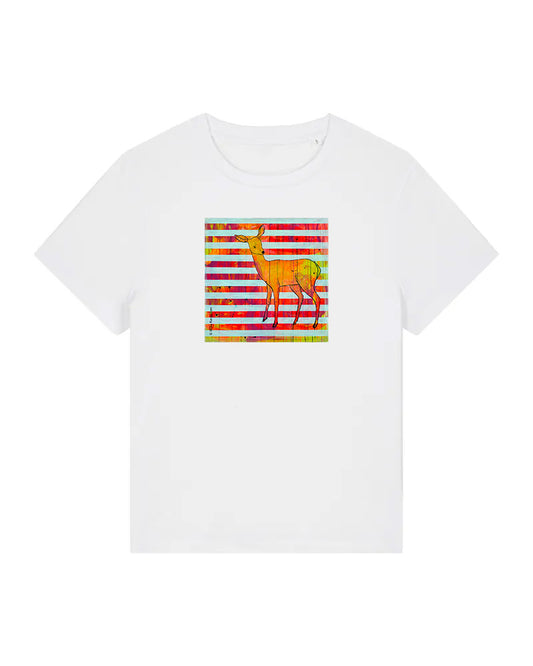 T-paita Milla Karppisen teoksella Kiinni kuvitelmiin ja odotuksiin