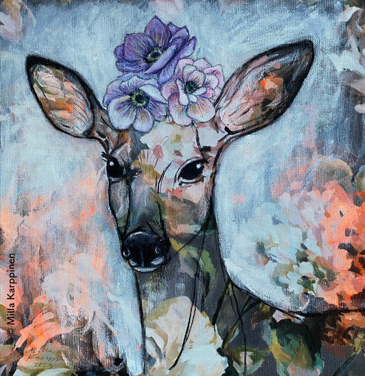 T-paita Milla Karppisen teoksella Kaipauksen syvin olemus