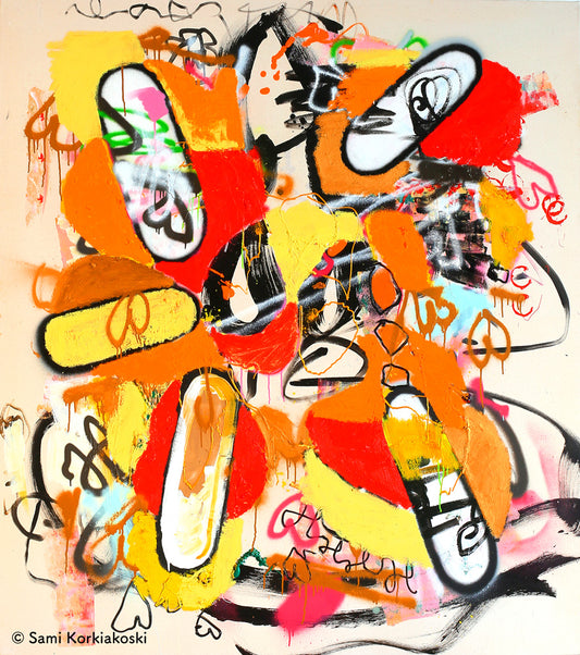 T-paita  Sami Korkiakosken teoksella Hurmio