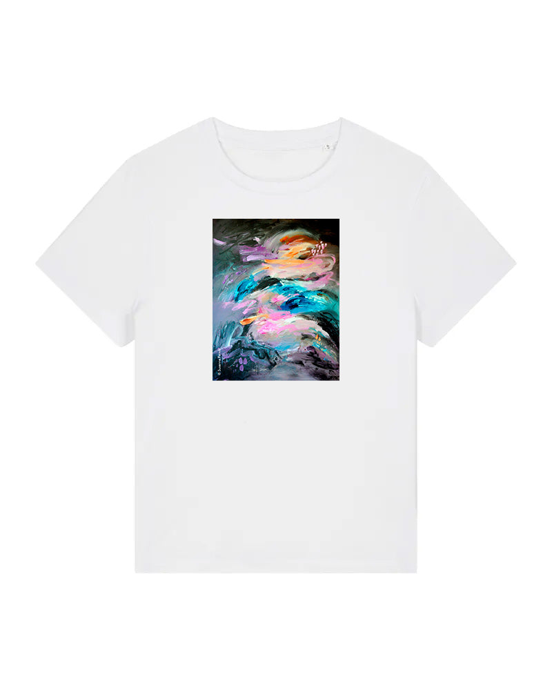 T-paita Susanna Poméllin teoksella This is where I heal my hurt